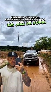 Famous people who are getting their hands dirty in Juiz de Fora. #juizdefora #henriquemaderite #f...