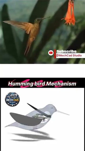 Humming bird Mechanism #mechanic #engineering #foryou #autocad #viralvideo #automobile #shortvideo #