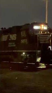 NS 5272 Ex Conrail GP38-2 With INSANE Loud Leslie RS3L, Rare Horn Locomotive Unit Train, Cincinnati