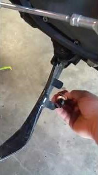 Easy trick for replacing your harley kickstand spring