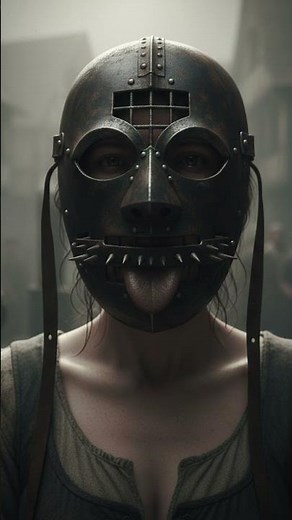 The Medieval Mask That Silenced Women: The Scold’s Bridle #history #darkhistory