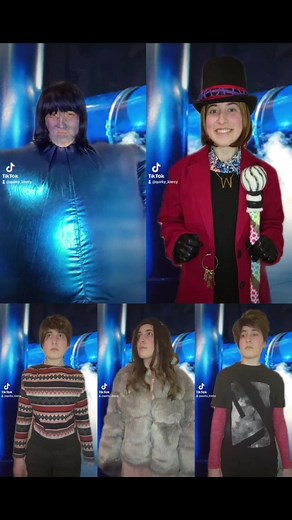 Violet Beauregarde Transformations in Charlie and the Chocolate Factory