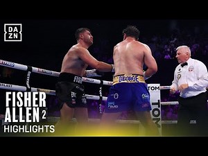 MASSIVE KO! Johnny Fisher vs. Dave Allen 2 Fight Highlights