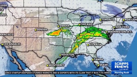 U.S. Braces for Weather Extremes: Snow, Rain, and Record Heat