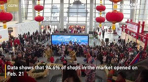 1.9K views · 65 reactions | #Yiwu International Trade City, the world's largest small commodity distribution center in Zhejiang Province, welcomed over 228,000 visits on the first day open after the Spring Festival holiday. #China #economy | CGTN Global Business | Facebook