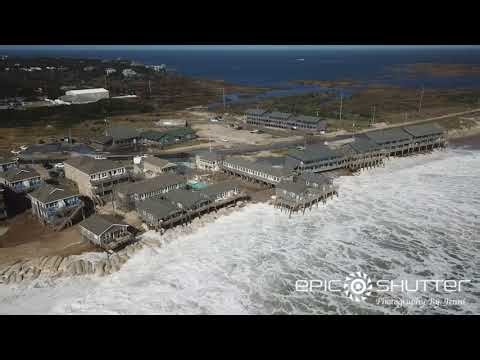 October 19, 2024, Buxton, NC, Cape Hatteras high tide, king tide 🌖