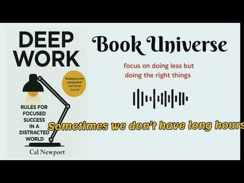 Deep Work Book Summary | How to Focus and Achieve Success | Cal Newport |