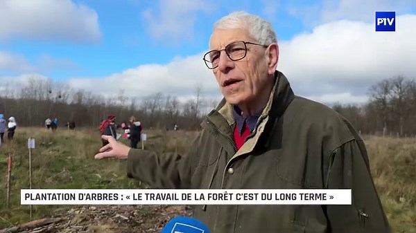 Dans le cadre du programme « un jeune, un arbre », le groupement forestier de la Vallée de la Saulx, a décidé de regarnir une parcelle d’arbres à l’aide de collégiens du secteur. | Puissance Télévision