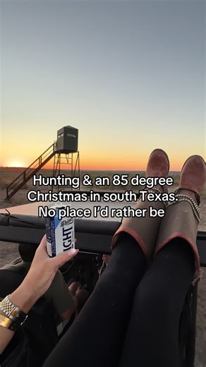 Hunting & an 85 degree Christmas in south Texas. No place I’d rather be! Anyone else? #southtexas #hunting #deer #deerhunting