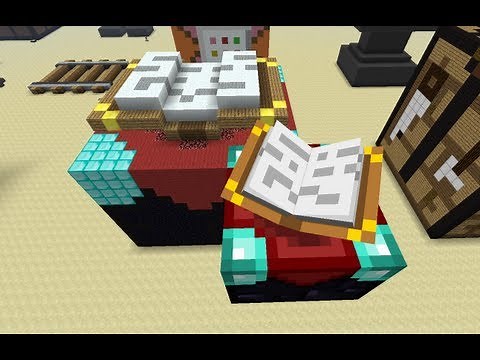 Minecraft Mega Blocks -- Ep 3: Piston, Enchanting Table and Minecart Rail