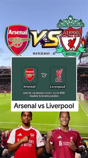 Arsenal vs Liverpool: EPL Showdown Tomorrow