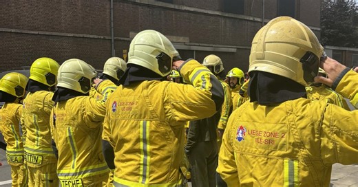 Maxime Coessens, le pompier mort dans l’incendie à Lantin, a quitté la caserne de Liège pour la dernière fois (vidéo)
