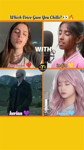 India 🇮🇳 Japan 🇯🇵 vs America 🇺🇸vs China 🇨🇳 Who Sang Die With A Smile Best#shorts #trending #viral