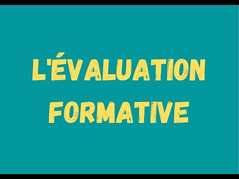 L'évaluation formative