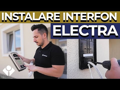 Interfonul clasic, cum se cablează, instalează și programează