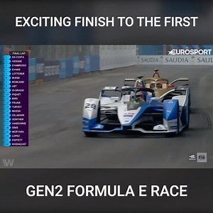 The first Formula E race with the new Gen2 cars provided a very close finish 🎥 ABB Formula E | WTF1