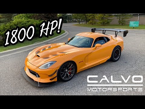 1800HP CALVO MOTORSPORTS TWIN TURBO VIPER ACR REVIEW! *FREAKSHOW*