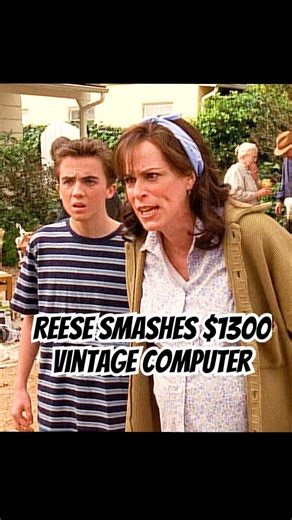 Reese Smashes $1300 Vintage Computer.#foryou #comedy #malcolminthemiddle #shorts #shortvideos