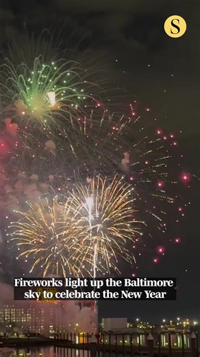 Missed Baltimore's New Year's Eve firework show? Check it out right here. Happy New Year from the Baltimore Sun. 🎥: Brian Carlton