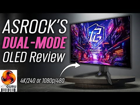 ASRock PGO32UFS: Dual-Mode 4K 240Hz / 1080p 480Hz Tested!
