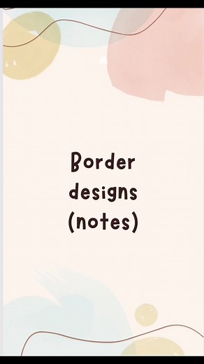 Creative Border Design Ideas for Bond Paper
