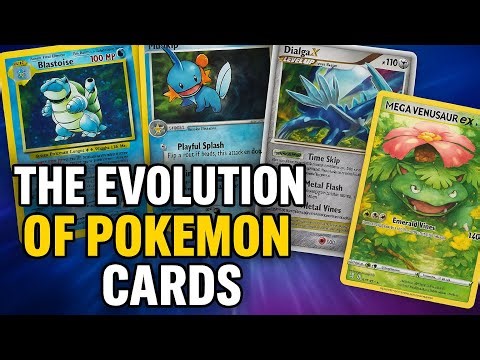 The evolution of rare Pokémon cards