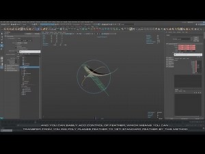 Yeti quick RND: control the world transform of standard Yeti feather by poly planes