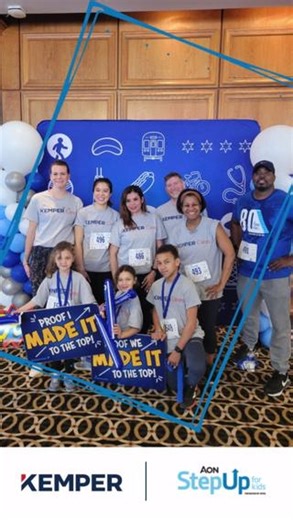 Kemper | Team Kemper Cares was proud to take part in the 2025 #StepUpforKids, an 80-floor stair climb to the top of the Aon Center in Chicago.... | Instagram