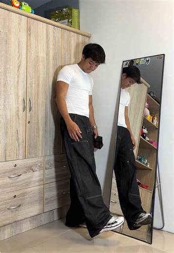 Stylish Raw Denim Black Pants for Men