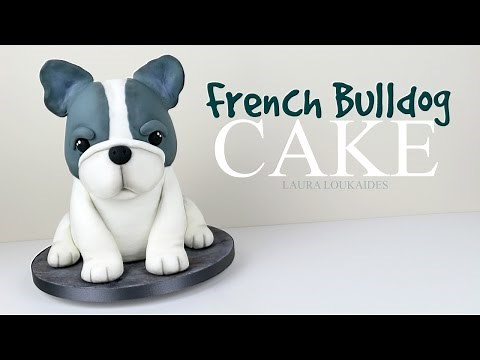 How to Make a 3D French Bulldog Cake - Laura Loukaides