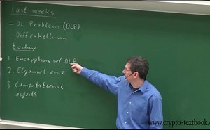 Lecture 15 - Elgamal Encryption Scheme