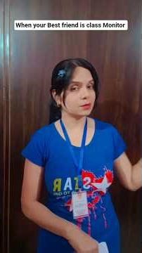 When your Best Friend is Class Monitor 😁 #ytshorts #funny #shortsfeed #viral #school #students