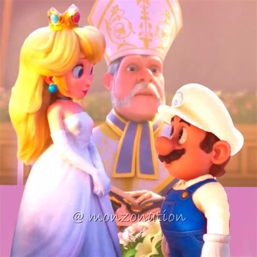 Mario & Peach Wedding Day🌹Beautiful in White💕 | Fanmade Scene