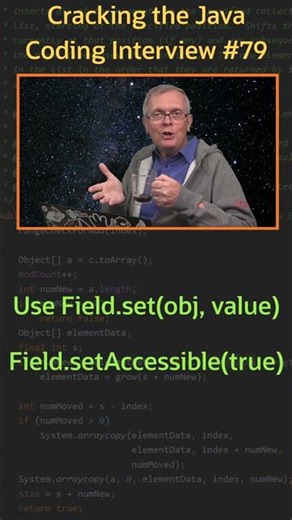 How can you update a field using the Reflection API? - Cracking the Java Coding Interview