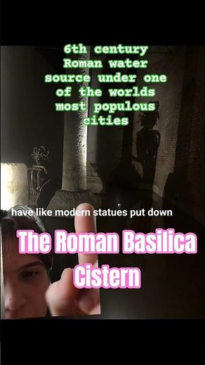 The Basilica Cistern is a feat of ancient engineering! #history #istanbul #roman#ancienthistory