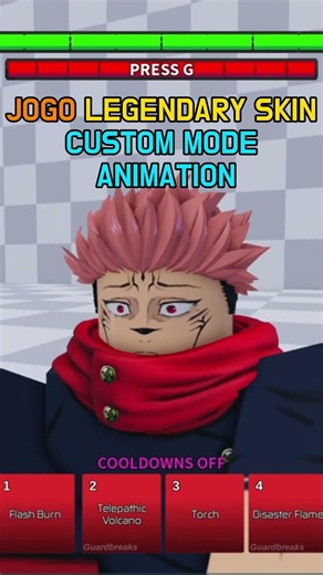 JOGO LEGENDARY MODE ANIMATION? 😭 #aba #animebattlearena #roblox #jogo