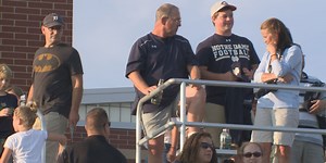 Harry Hiestand makes two-hour trek every Friday to watch son play