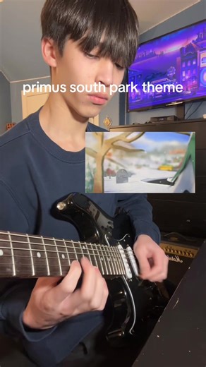 the south park theme by primus guitar cover, any requests?? #guitartok #southpark #cover #ericcartman #fyp