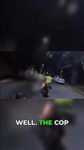 Motorcycle vs Police Chase Through the Streets #shorts