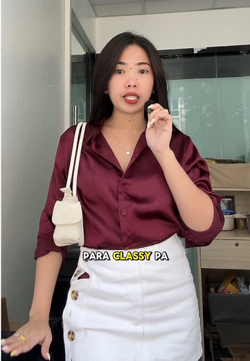 Classy Satin White Long Sleeve Outfit Ideas Under Budget