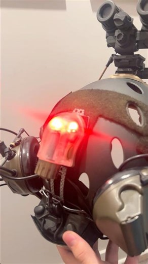 Airsoft helmet setup #metal #airsoft #rock