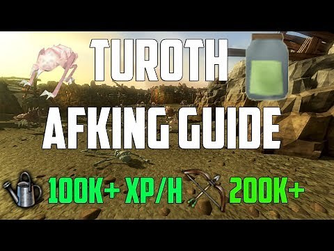 Runescape 3 - Turoth Ranged AFK guide | 100k+ AFK FARMING XP PER HOUR