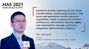 Huawei Software emphasised they continuously increase software investment and develop 5G digital service and cloudification operations at #HAS2021. #HWServiceInsights https://lnkd.in/dKBWYf3 | Huawei