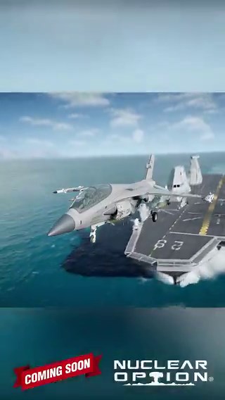 Here's a look at the upcoming VTOL fighter doing a quick test flight! Meet the BDF’s answer to the PALA T/A-30 Compass. Engineered as a budget-friendly, multirole counterpart to the more advanced (and expensive), Vortex, the 'VT-1' delivers reliable low-rank fleet defence and strike capabilities to both Annex- and Cursor-class carriers.Coming soon to Nuclear Option.#ComingSoon #NuclearOption #NuclearOptionGame #ShockfrontStudios #CombatFlightSimulator #Nukes