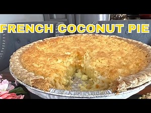 French Coconut Pie Recipe