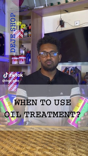 When Should We Use Oil Treatment? 🚗💧 1. High Mileage 📈 Use oil treatment if your vehicle has over 75,000 miles to help restore performance and reduce oil consumption. 2. Engine Noise 🔊 If your engine is noisy or runs rough, oil treatment can improve lubrication, reducing sounds like ticking, knocking, or pinging. 3. Harsh Driving Conditions 🌧️❄️☀️ Use oil treatment if you frequently drive in stop-and-go traffic, extreme temperatures, or tow heavy loads, as it provides extra protection for y