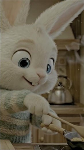 Puff's Kitchen - Little Bunny Makes a Yummy Steak!
