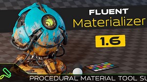 iBlender汉化插件 Fluent Materializer 1.70 最新中文双语版 超强材质工具 一键磨损划痕污垢水渍流畅材质 Blender教程_哔哩哔哩_bilibili