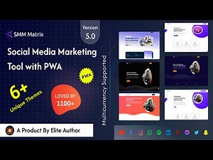 SMM Matrix Social Media Marketing Panel with PWA