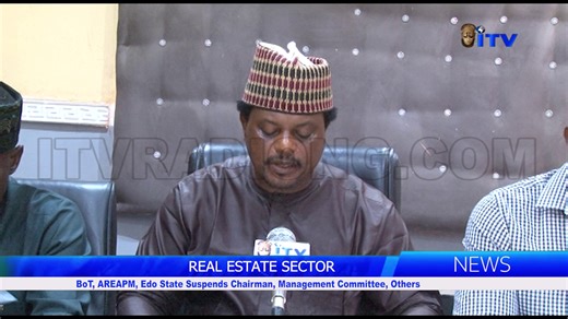 REAL ESTATE SECTOR: BoT, AREAPM, Edo State Suspends Chairman, Management Committee, Others The Board of Trustees of the Association of Real Estate and Property Managers, Edo State Chapter, has suspended the chairman of the association Mr. Adun Osatohanmwen and his Exco, due to allegations of misconduct and financial mismanagement. This decision was made public by the BOT chairman during a press briefing in Benin City. Pius Nsogho reports that details surrounding the suspension, such as specific 